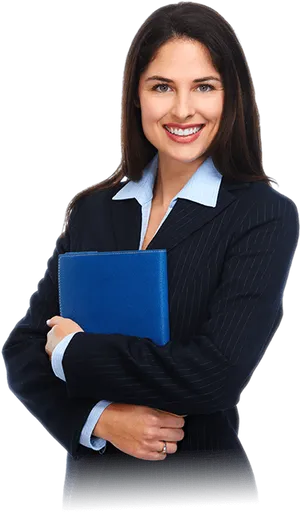 Professional Accountant Portrait PNG image