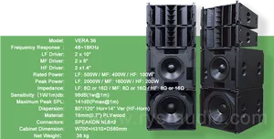 Professional Audio Speakers V E R A36 Model