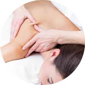 Professional Back Massageat Spa PNG