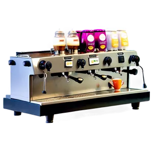 Professional Barista Coffee Machine Png Ggf PNG image