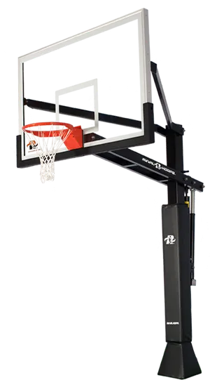 Professional Basketball Hoop Isolated