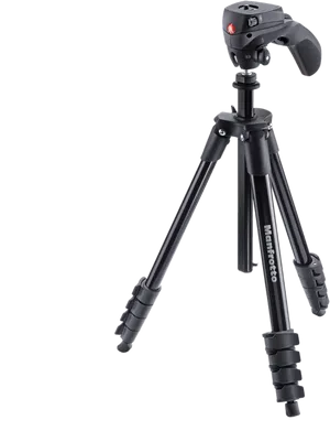 Professional Black Tripod PNG image