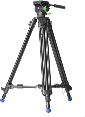 Professional Black Tripod PNG image