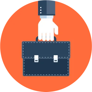 Professional Briefcase Graphic PNG image