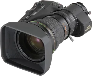 Professional Broadcast Camera Lens PNG image