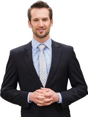 Professional Businessman Portrait PNG image