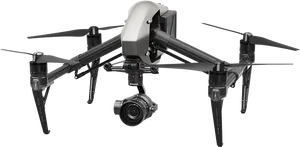 Professional Camera Drone Isolated