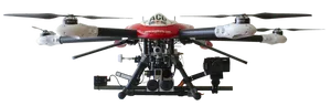 Professional Camera Drone Isolated