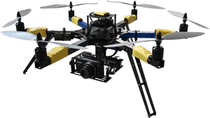 Professional Camera Drone Transparent Background