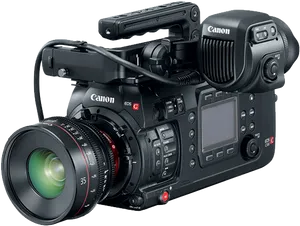 Professional Canon Cinema Camera PNG image