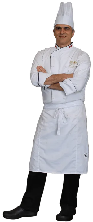 Professional Chef Portrait PNG image