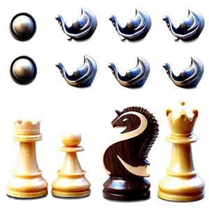 Professional Chess Set Pieces PNG Qjm PNG
