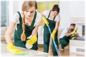 Professional Cleaning Teamat Work Melbourne PNG image