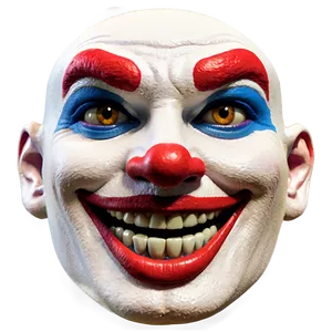 Professional Clown Face Art PNG Vys