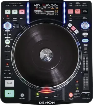 Professional D J Turntable Denon D N S3700 PNG