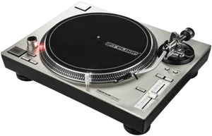 Professional D J Turntable Equipment PNG image