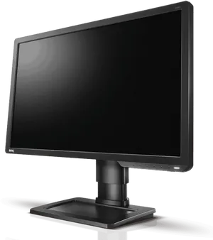 Professional Desktop Monitor Side View PNG image