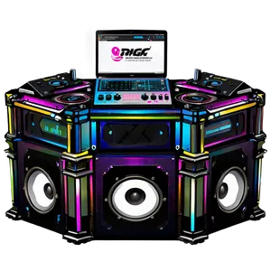 Professional Dj Booth Png 06132024 PNG image