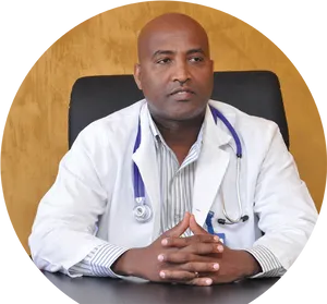Professional Doctor Portrait PNG image