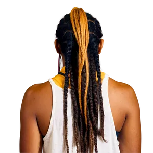Professional Dreads Hairstyle Png Kfr96 PNG image