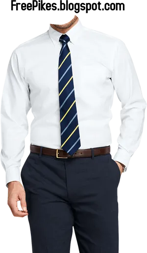 Professional Dress Shirtand Tie PNG