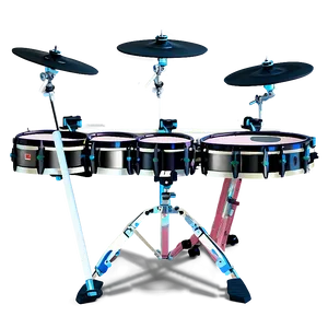 Professional Drum Kit Setup Png Bta PNG image