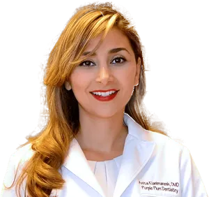 Professional Female Dentist Portrait PNG image