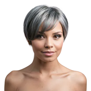 Professional Grey Hairstyles PNG 06282024 PNG