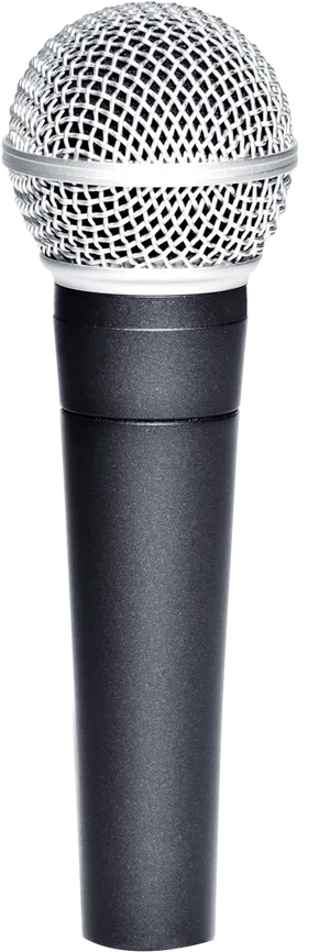 Professional Handheld Microphone Isolated PNG image