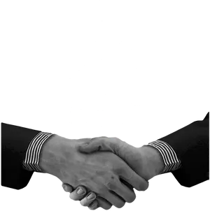 Professional Handshake Agreement PNG image