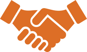 Professional Handshake Icon PNG image