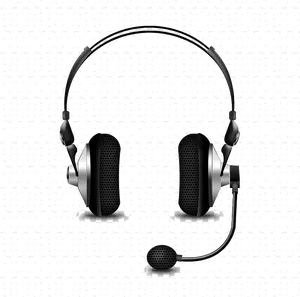 Professional Headset Isolated