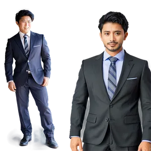 Professional Man Standing In Suit Png 05252024 PNG image