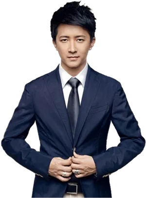 Professional Manin Blue Suit