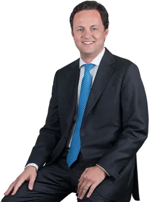 Professional Manin Suit Smiling