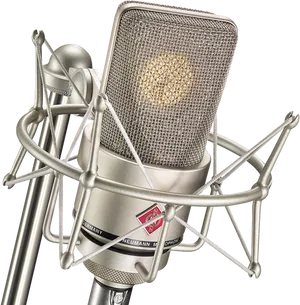 Professional Neumann Studio Microphone PNG image