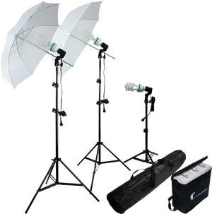 Professional Photography Lighting Equipment Setup