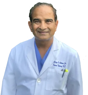 Professional Physician Portrait PNG image