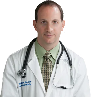 Professional Physician Portrait PNG