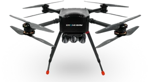 Professional Quadcopter Drone Isolated PNG image