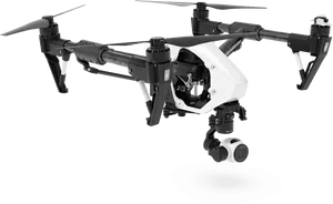 Professional Quadcopter Drone With Camera PNG image