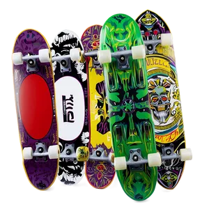Professional Skateboard Deck Art PNG Obr