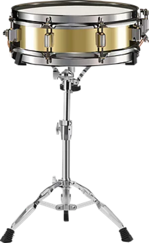 Professional Snare Drumon Stand PNG image