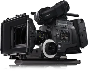 Professional Sony Cinema Camera PNG image