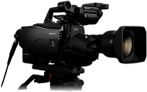 Professional Sony Video Camera PNG