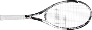 Professional Tennis Racket Isolated