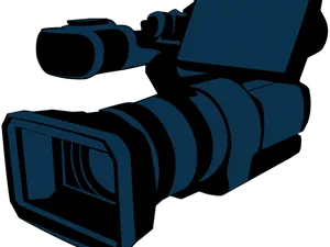 Professional Video Camera Silhouette PNG image