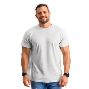 Professional White T-shirt Mockup PNG 06132024