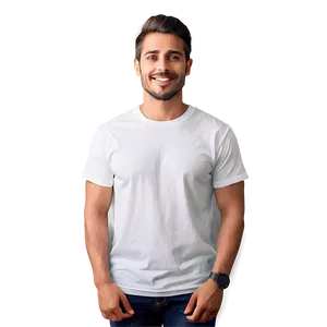 Professional White T-shirt Mockup PNG Hfm