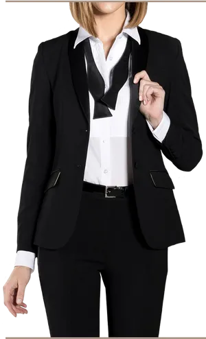 Professional Woman Formal Attire PNG image